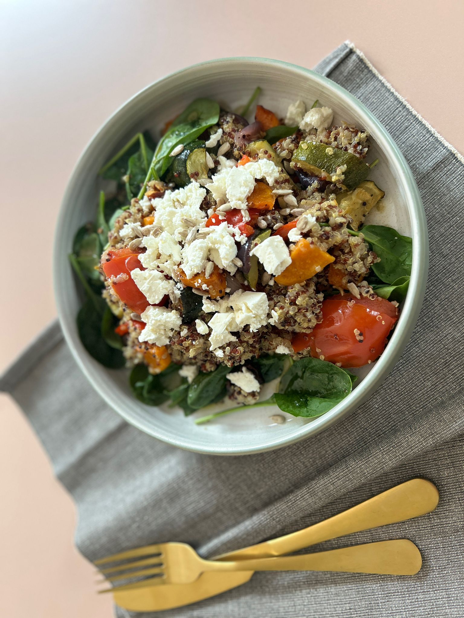 Quinoa & Roasted Vegetable Salad